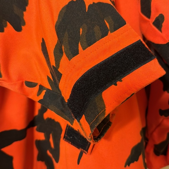 Cabela’s Blaze Orange Camouflage Jacket Coat Insulated Hunting Camo Men’s L - Picture 7 of 12